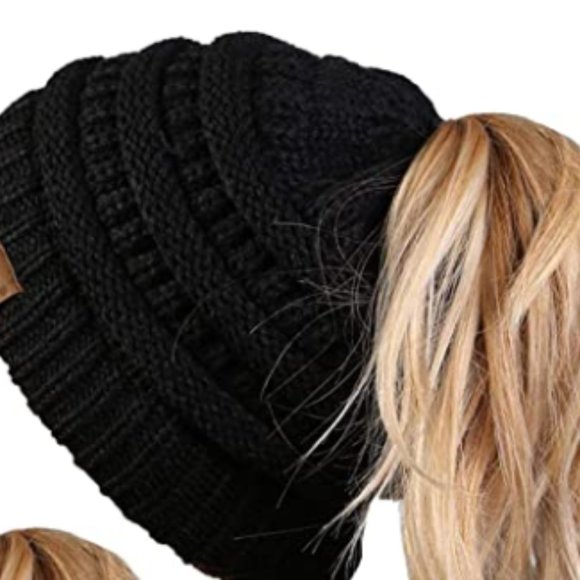 Women\'s Beanie Cap solid rib cap